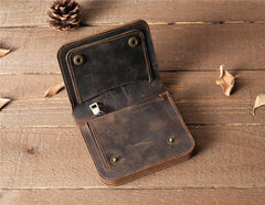Mens Bifold Wallet With Snap Closure 