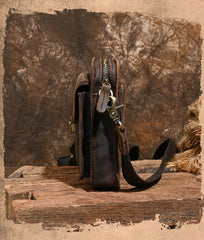 phone wallet crossbody​ Leather Cell Phone Holster Belt Pouch Cell Phone Purse Crossbody Leather Belt Bag for Men