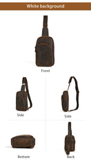 Leather Sling Backpack for Men - iwalletsmen
