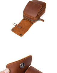 cell phone phone holder Brown Leather Phone Holster Leather Cell Phone Holster Leather Belt Pouch Mobile Phone Belt Holder
