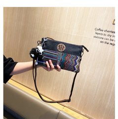 Boho Clutch Bag Canvas Small Shoulder Bag Clutch Embroidery Canvas Small Boho Crossbody Bag - Feltify