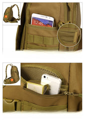 Large Tactical Sling Bag tactical chest pack Nylon Military Backpack Desert Digital Tactical Backpack For Men