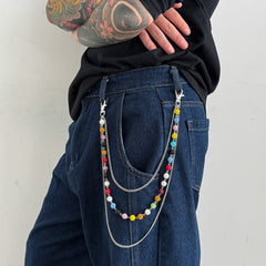 Diamond Triple Ball Wallet Chain - iChainWallets