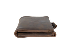 Mens Wallet with Coin Purse Billfold Leather Billfold with Coin Pocket - iwalletsmen