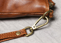 Brown Leather Clutch Bag Men Large Men's Leather Clutch Purse