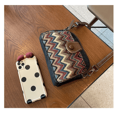 Bohemian Canvas Small Shoulder Bag Canvas Boho Embroidery Canvas Crossbody Bag - Feltify