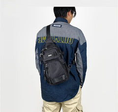 Sling Bag for Big Man - Crossbody View