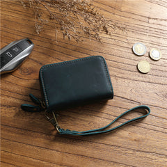 keys and wallet​ Leather Key Holder Wallet Mens Leather CarKey Fob Wallet Zipper Leather Key Wallet 