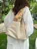 Womens Cotton&Linen Tote Handbag Women Handmade China Unique Tote Bag for Women