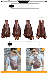 Sling Bag for Big Man - Material Close-up