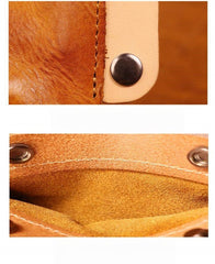 Brown Leather Pouch Wallet for Men - iwalletsmen