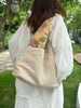 Womens Cotton&Linen Tote Handbags Women Handmade China Unique Tote Bag for Women