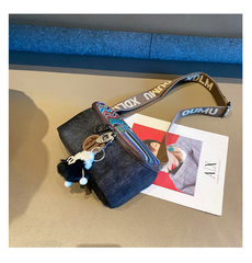 Embroidery Canvas Small Shoulder Bag Boho Waist Bag Boho Crossbody Bag - Feltify