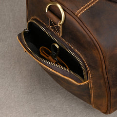  Large Leather Duffle Bag Vintage Leather Duffle Bag for Men 16L Mens Leather Weekend Bag