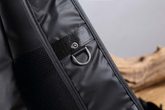 Sling Bag for Big Man - Black Large Sling Backpack - Large Sling Bag for Big Guys