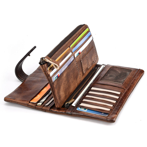 Buckle Mens Wallets That Holds A Lot of Cards 