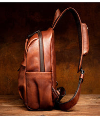 big sling bag for men color options brown black