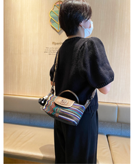 Canvas Small Boho Crossbody Bag Boho Canvas Small Handbag Embroidery Shoulder Bag - Feltify