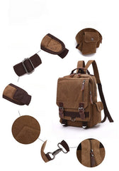 Large Canvas Sling Bag for Big Guys