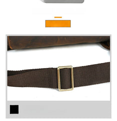 Full Grain Leather Sling Bag for Men - iwalletsmen