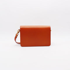 Womens Tan Leather Small Crossbody Bag Handmade Satchel Shoulder Bag for Ladies