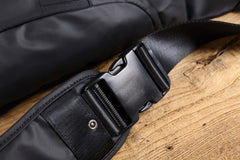 Sling Bag for Big Man - Black Large Sling Backpack - Large Sling Bag for Big Guys