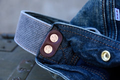 Vintage Blue Denim Messnger Bag Denim Crossbody Bag for Men Womens Jeans Shoulder Bag - Feltify