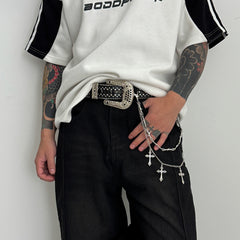 Cross Wallet Chain Double Wallet Chain With Cross 