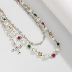 Pearl Wallet Chain for Women Gold Wallet Chain Womens Wallet Chain - iChainWallets