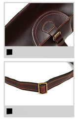Brown Leather Sling Pack for Men - iwalletsmen