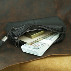 Brown Wristlet Clutch Wallet for Men Mens Clutch Leather Wallet - iwalletsmen