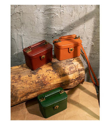 Box Crossbody Bag Womens Box Handbags Box Style Purse Box Purses Handbags Handmade Leather Box Bag