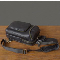 Sling bags for big guys - breathable mesh backing on padded shoulder strap