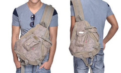 big sling bag for men tactical details