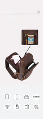 Genuine Leather Mens Sling Bag