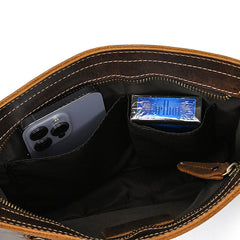 Leather Clutch with Shoulder Strap - iwalletsmen