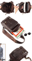 Sling Bag for Big Man - Leather Large Sling Backpack - Large Leather Sling Bag for Big Guys