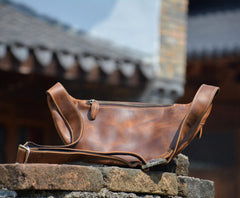 Mens Leather Waist Pack 