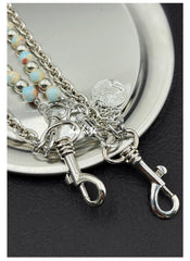 Beaded Wallet Chain Ball Wallet Chain Double Wallet Chain - iChainWallets