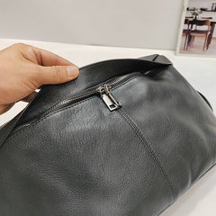 Black Sling Bag for Big Man - Front Pocket