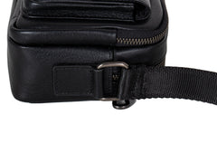 Mens Small Leather Crossbody Bag - iwalletsmen