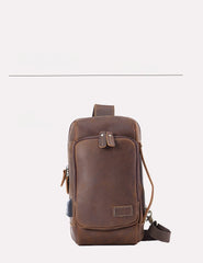 Leather Mens Sling Bag