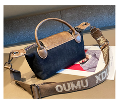Canvas Small Boho Crossbody Bag Boho Canvas Small Handbag Embroidery Shoulder Bag - Feltify