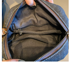 Canvas Embroidery Boho Crossbody Bag Womens Boho Sling Bag Canvas Crossbody Backpack - Feltify