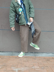 Yellow Paisley Bandana Kerchief Trousers Chain Pants Chains Biker Headscarf Jeans Chain Pants Chain
