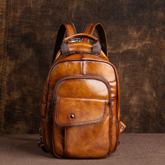 Sling Bag for Big Man - Zipper Detail