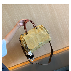 Light Green Convertible Canvas Handbag Crossbody Bag Canvas Convertible Backpack Shoulder Bag - Feltify