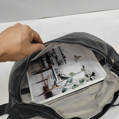 Black Sling Bag for Big Man - Package View
