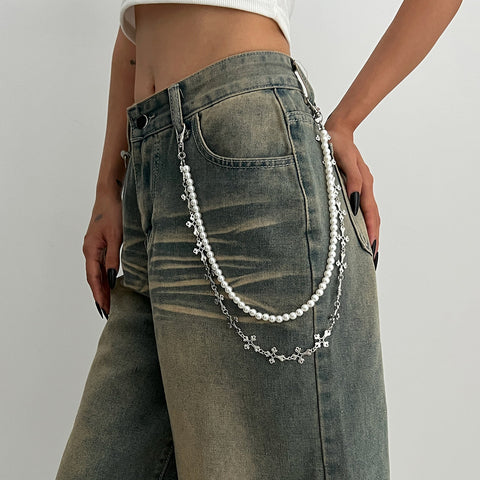 Pearl Wallet Chain for Women