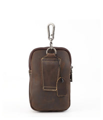 Leather Pouch Bag for Mens Small Pouch Bag for Men Belt Pouch for Men - iwalletsmen
